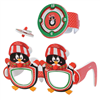 Bán Kính 3D đồng hồ con quay Kibu (mắt kính vuông) - Chim cánh cụt